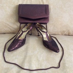 Dress Shoes and Matching Clutch